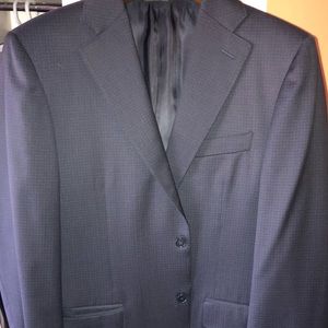 Canali Grid Check regular fit suit